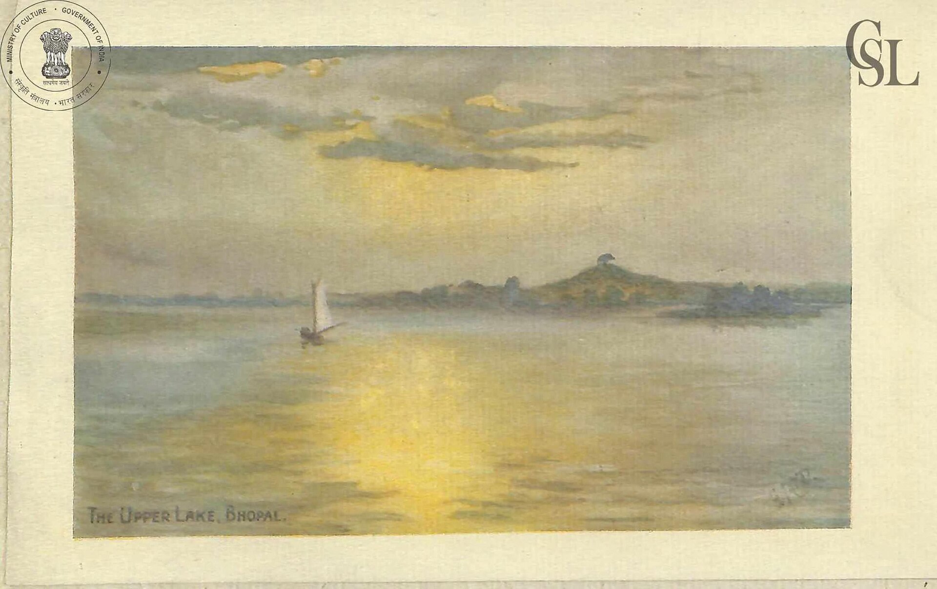 Upper Lake, Bhopal at dusk